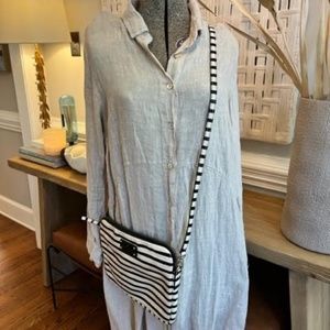 Kate Spade Patent Leather Stripe Crossbody